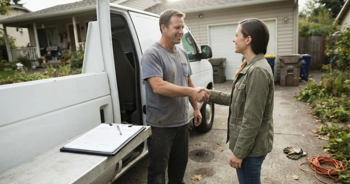 Who is liable when a hoarding cleanup damages a rental property